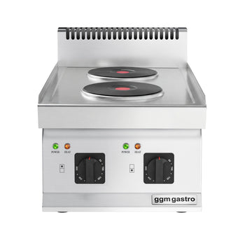 Set Üstü Elektrikli Ocak - 4kW - 2 Yuvarlak Pleyt