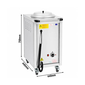 Isıtmalı Tabak Otomatı - Tekli - 24 Tabak