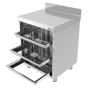 Bardak Sepetleri için 3 Çekmeceli Çalışma Dolabı – 647x600 mm