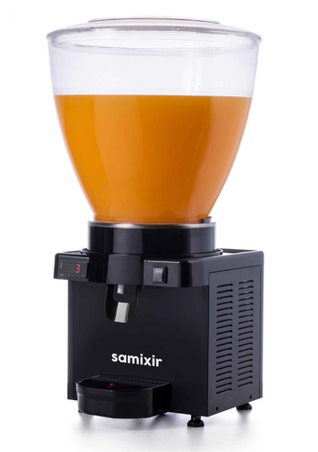 Panaromik Dijital Soğuk İçecek Dispenseri, 40 Lt. - Siyah - Samixir