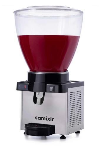 Panaromik Dijital Soğuk İçecek Dispenseri, 40 Lt. - Inox - Samixir