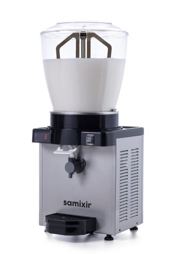 Panaromik Dijital Köpüklü Ayran Dispenseri, 22 Lt. - Inox - Samixir