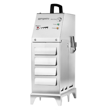Maks. 12 Litrelik Fritözler için Taşınabilir Akülü Kızartma Yağı Filtresi- 30 Litre/Dakika