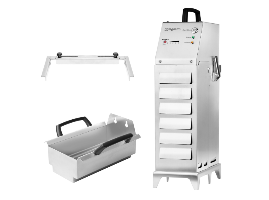 20 Litre ve üzeri Fritözler için Taşınabilir Akülü Kızartma Yağı Filtresi- 80 Litre/Dakika