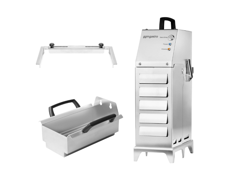 Maks. 20 Litrelik Fritözler için Taşınabilir Kızartma Yağı Filtresi - 50 Litre/Dakika