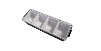 Bar Konteyner 4 Hazneli - Kapak Dahil