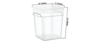 Gıda Kapları - 17,2 Litre