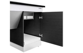 Soğuk Açık Büfe Tezgahı DUBLIN - 1600mm- Soğuk Havuzlu & Tekerlekli- 4x GN 1/1 için