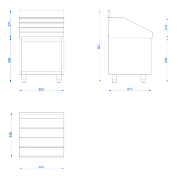 Kokteyl Şişe Rafı – 600x600 mm