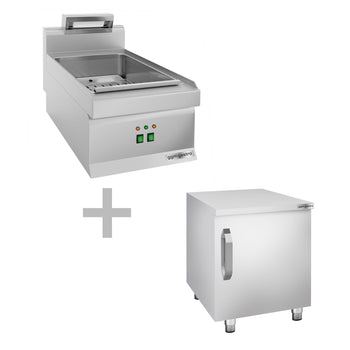 Patates Dinlendirme Ünitesi -1,17 kW - 1x GN 1/2 - 1 Kapılı Alt Stand Dahil