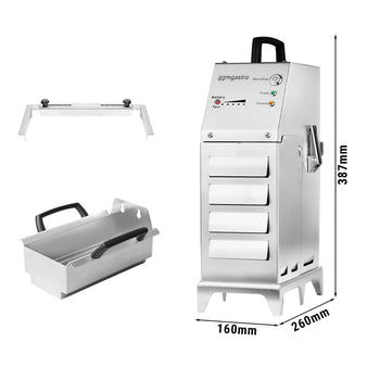 Maks. 12 Litrelik Fritözler için Taşınabilir Akülü Kızartma Yağı Filtresi - 30 Litre/dakika