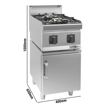 Gazlı Ocak - 7 kW - 2 Gözlü - 1 Kapılı Alt Stand Dahil