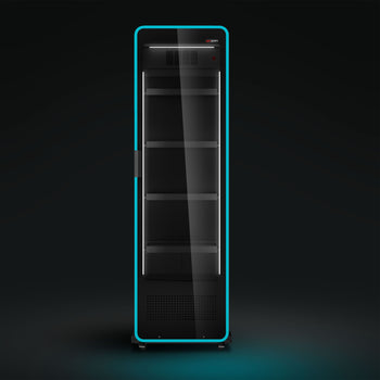 İçecek Buzdolabı - 550 Lt. - Ayarlanabilir LED Işıklı - Çerçevesiz Tasarım - 1 Cam Kapılı