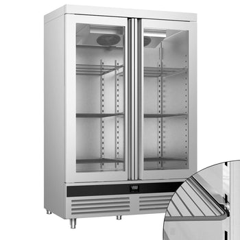 Buzdolabı - GN 2/1 - 1400 litre - 2 Cam Kapılı