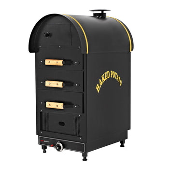 Gazlı Kumpir Fırını - Manuel - 4,9 kW - 3 Çekmeceli