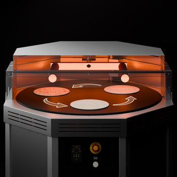 Gazlı Lavaş Fırını - Döner - 20 kW - Ø 900mm
