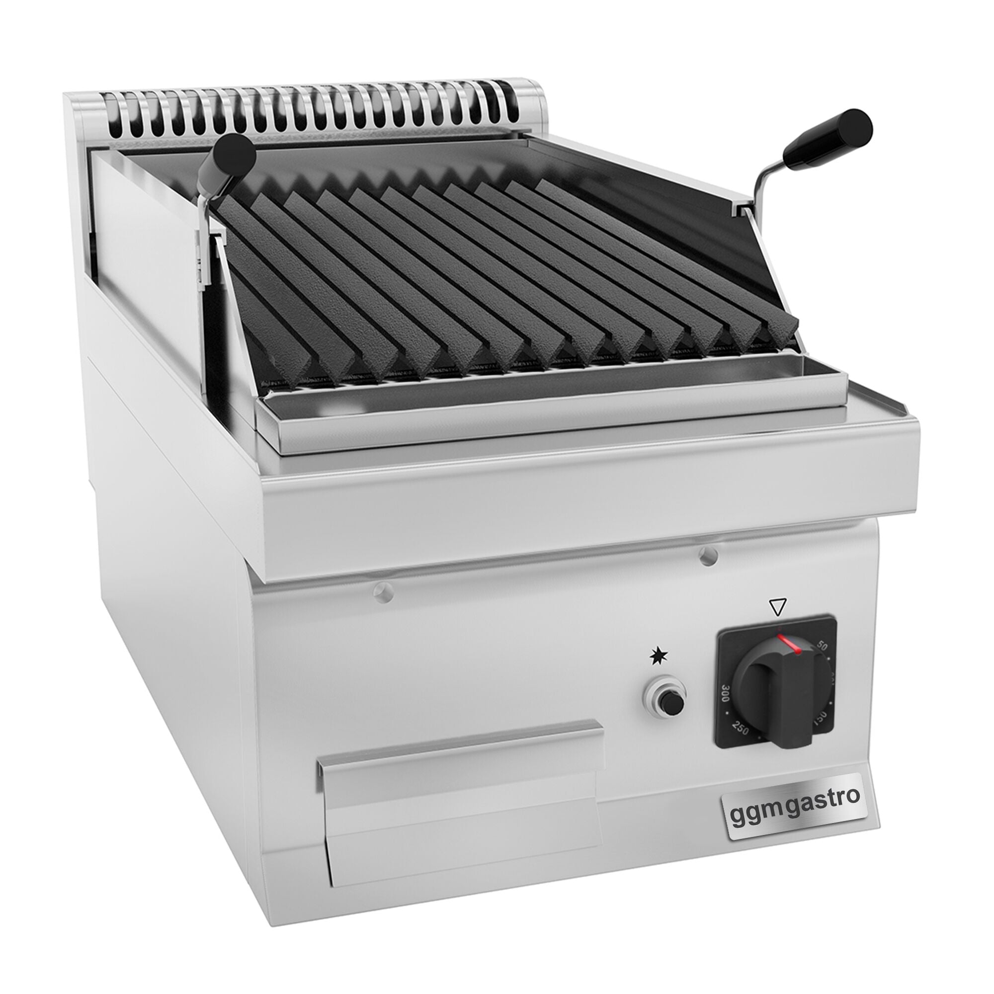 Gazlı Lav Taşı Izgara - 7kW- Devrilir Izgara