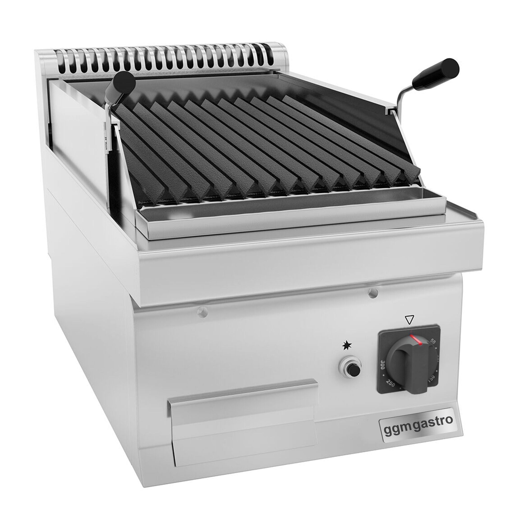Gazlı Lav Taşı Izgara - 5,5 kW- Devrilir Izgara