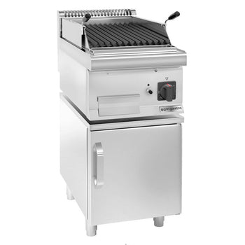 Gazlı Lav Taşı Izgara - 5,5 kW- Devrilir Izgara - 1 Kapılı Alt Stand Dahil