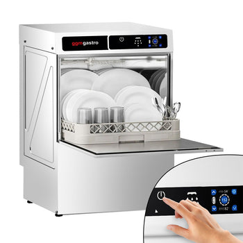 Bardak Yıkama Makinesi - 3,30 kW - Deterjan, Parlatıcı ve Tahliye Pompalı