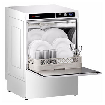 Çift Cidarlı Bulaşık Makinesi - Touch - 3,6 kW - Kireç Çözücü Dahil - Deterjan Pompası, Parlatıcı Pompası ve Tahliye Pompası ile