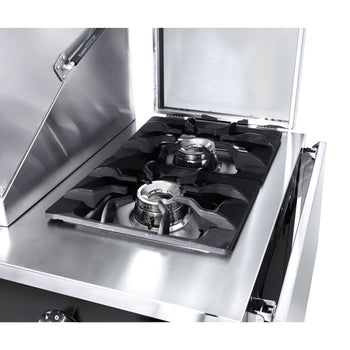 Izgara İstasyonu - Profesyonel Barbekü Mutfağı - Siyah