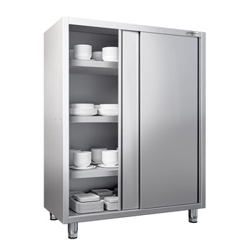 Tabak Dolabı – 1400x600 mm – Sürgülü Çift Kapak – 1800 mm Yükseklik
