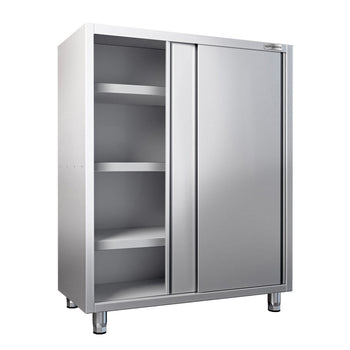 Tabak Dolabı – 1600x600 mm – Sürgülü Çift Kapaklı – Yükseklik 1800 mm