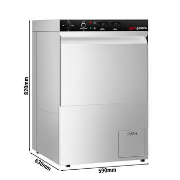 Bulaşık Makinesi - Manuel - 5,1 kW - Deterjan Pompası, Parlatıcı Pompası ve Tahliye Pompası ile