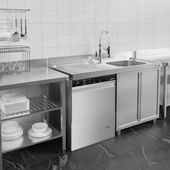 Bulaşık Makinesi - Manuel - 5,1 kW - Deterjan Pompası, Parlatıcı Pompası ve Tahliye Pompası ile