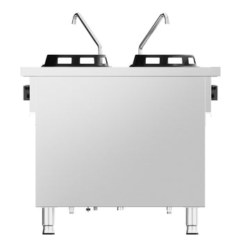 Gazlı Wok Ocak - 60 kW - 4 Brülör - 2 Musluk Dahil