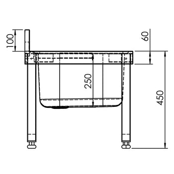 Damlama Izgaralı Evye - Ayarlanabilir