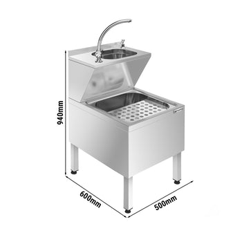 El Yıkama Lavabosu - Temizleme ve Durulama - Sabunluk