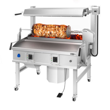 Cağ Kebap Makinesi - 14 kW - Yatay - Stand Cihazı