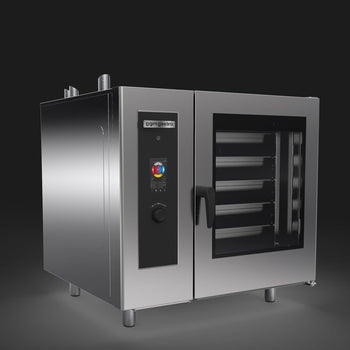 Gazlı Kombi Fırın - Dokunmatik - 20x GN 1/1 - Yıkama Sistemi, Sıcaklık Sensörü, Kazan ve İç Çerçeve Dahil