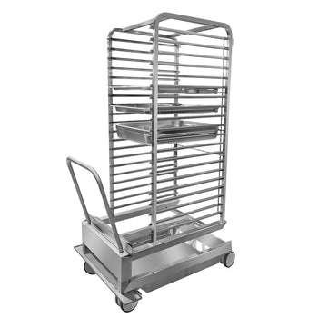 Gazlı Kombi Fırın - Dokunmatik - 40x GN 1/1 - Yıkama Sistemi, Sıcaklık Sensörü, Boyler ve İç Raf Dahil