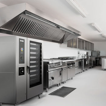 Gazlı Kombi Fırın - Dokunmatik - 40x GN 1/1 - Yıkama Sistemi, Sıcaklık Sensörü, Boyler ve İç Raf Dahil