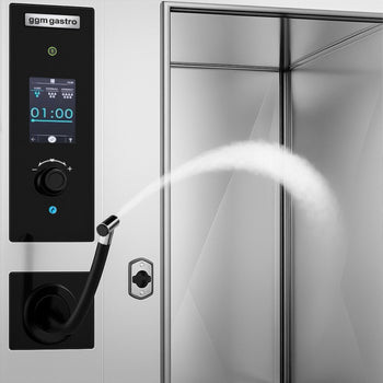 Kombi Fırın - Dokunmatik - 40x GN 1/1 - Yıkama Sistemi, Sıcaklık Sensörü, Kazan ve İç Çerçeve Dahil