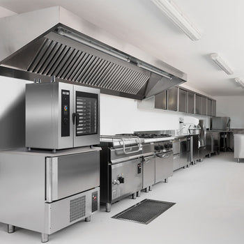 Kombi Fırın - Dokunmatik - 10x GN 1/1 - Yıkama Sistemi, Sıcaklık Sensörü, Kazan ve İç Çerçeve Dahil