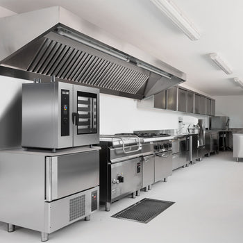 Kombi Fırın - Dokunmatik - 20x GN 1/1 - Yıkama Sistemi, Sıcaklık Sensörü, Kazan ve İç Çerçeve Dahil