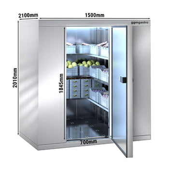 Paslanmaz Çelik Soğuk Oda - 1500x2100mm - 4,8m³