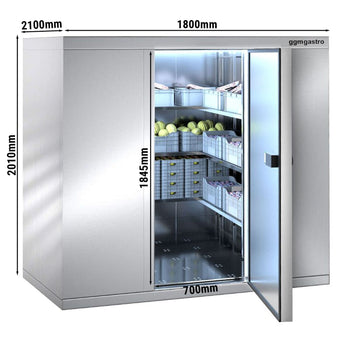 Paslanmaz Çelik Soğuk Oda - 1800x2100mm - 5,88m³