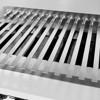 Gazlı Yüksek Performanslı Izgara - Adana ve Şiş Kebap için - 30 Otomatik Döner Şiş için