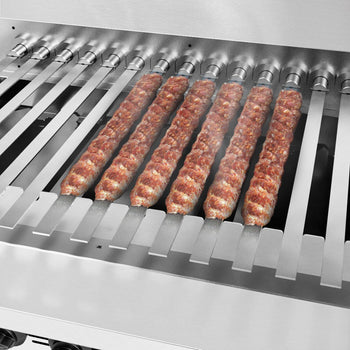 Gazlı Yüksek Performanslı Izgara - Adana ve Şiş Kebap için - 30 Otomatik Döner Şiş için