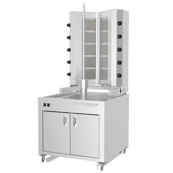 Arabalı Döner Ocağı -5+5 Radyanlı - Kalitegaz