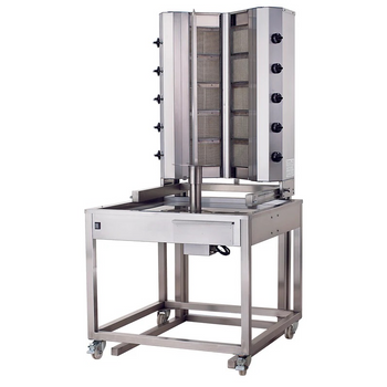Arabalı Döner Ocağı - 5+5 Radyanlı - Kalitegaz
