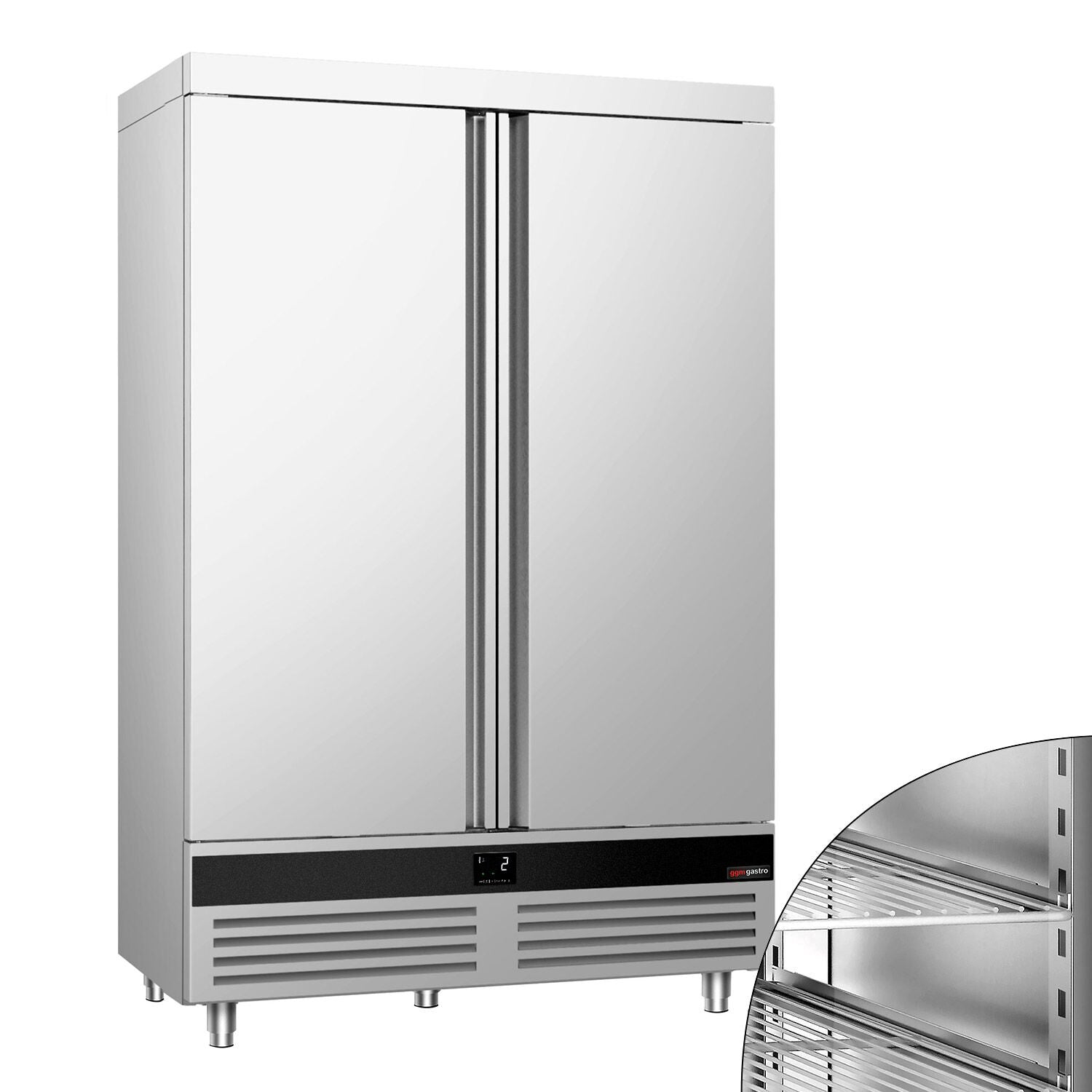 Buzdolabı Paslanmaz Çelik - 1400 Litre - 2 Kapılı