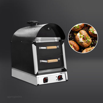 Elektrikli Kumpir Patates Fırını - Manuel - 3 kW - 2 Çekmeceli