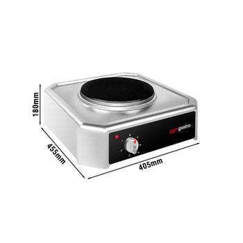 Setüstü Elektrikli Ocak - 2 kW - 1 Yuvarlak Plaka