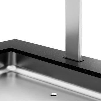 Soğuk Açık Büfe Tezgahı DUBLIN - 2000mm - Havuzlu & Tekerlekli - 5x GN 1/1 için